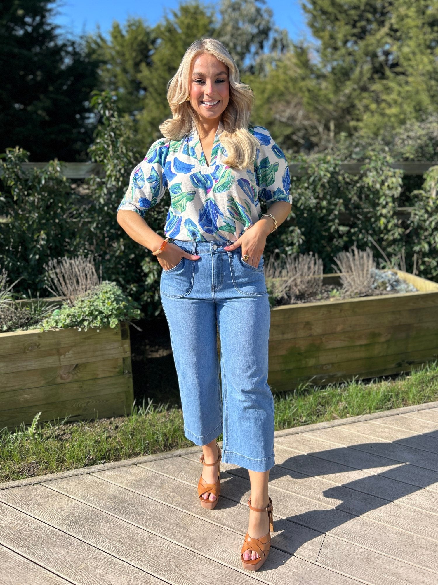 Etta Wide Leg Crop Jean