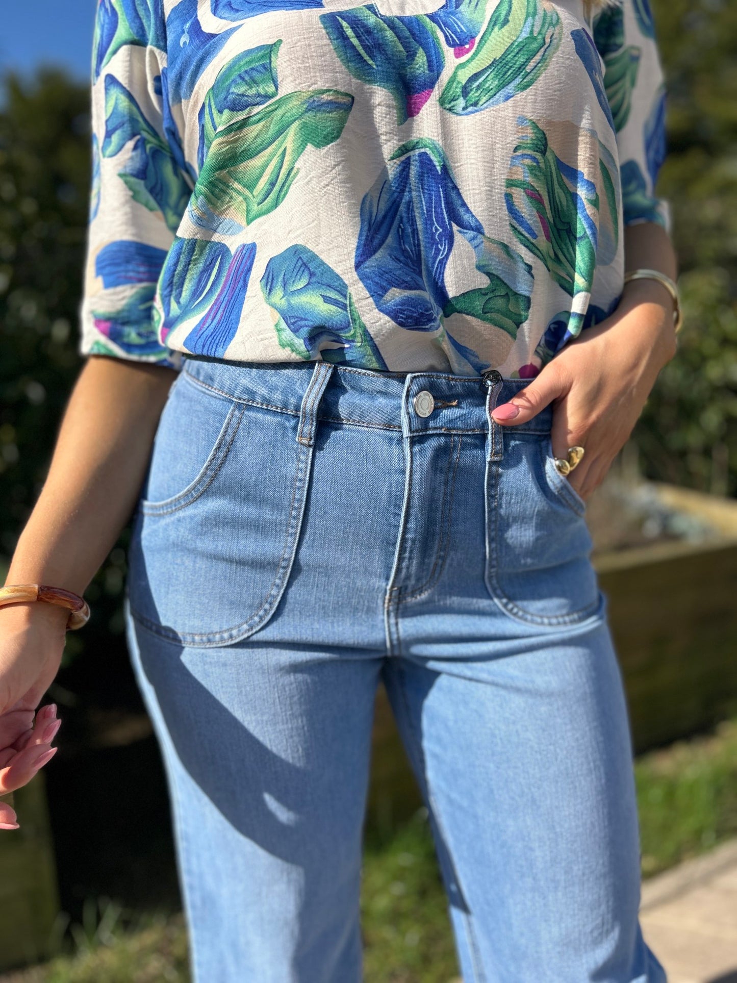Etta Wide Leg Crop Jean