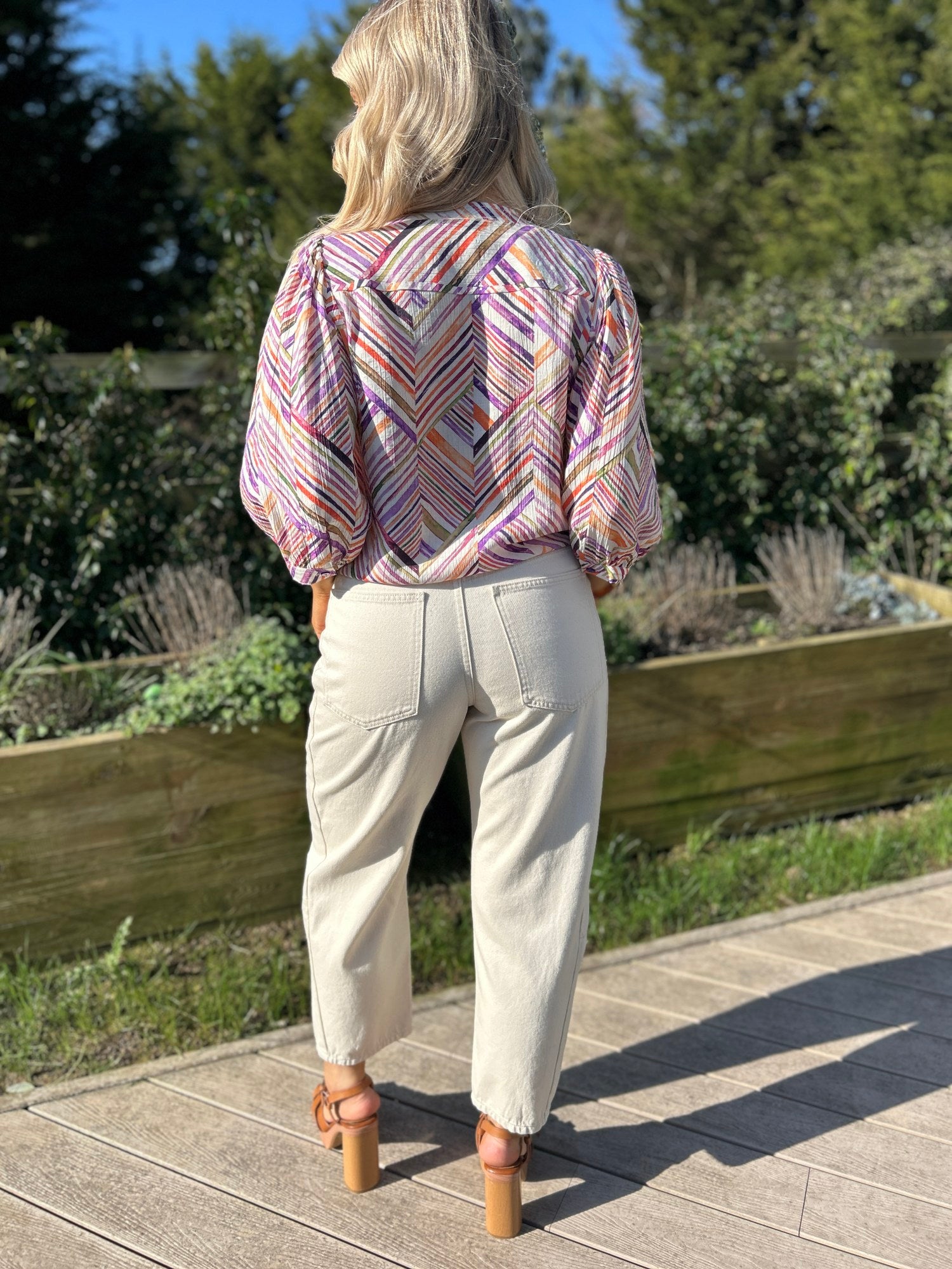 Dea Barrel Jeans Ecru Regular - Image 4