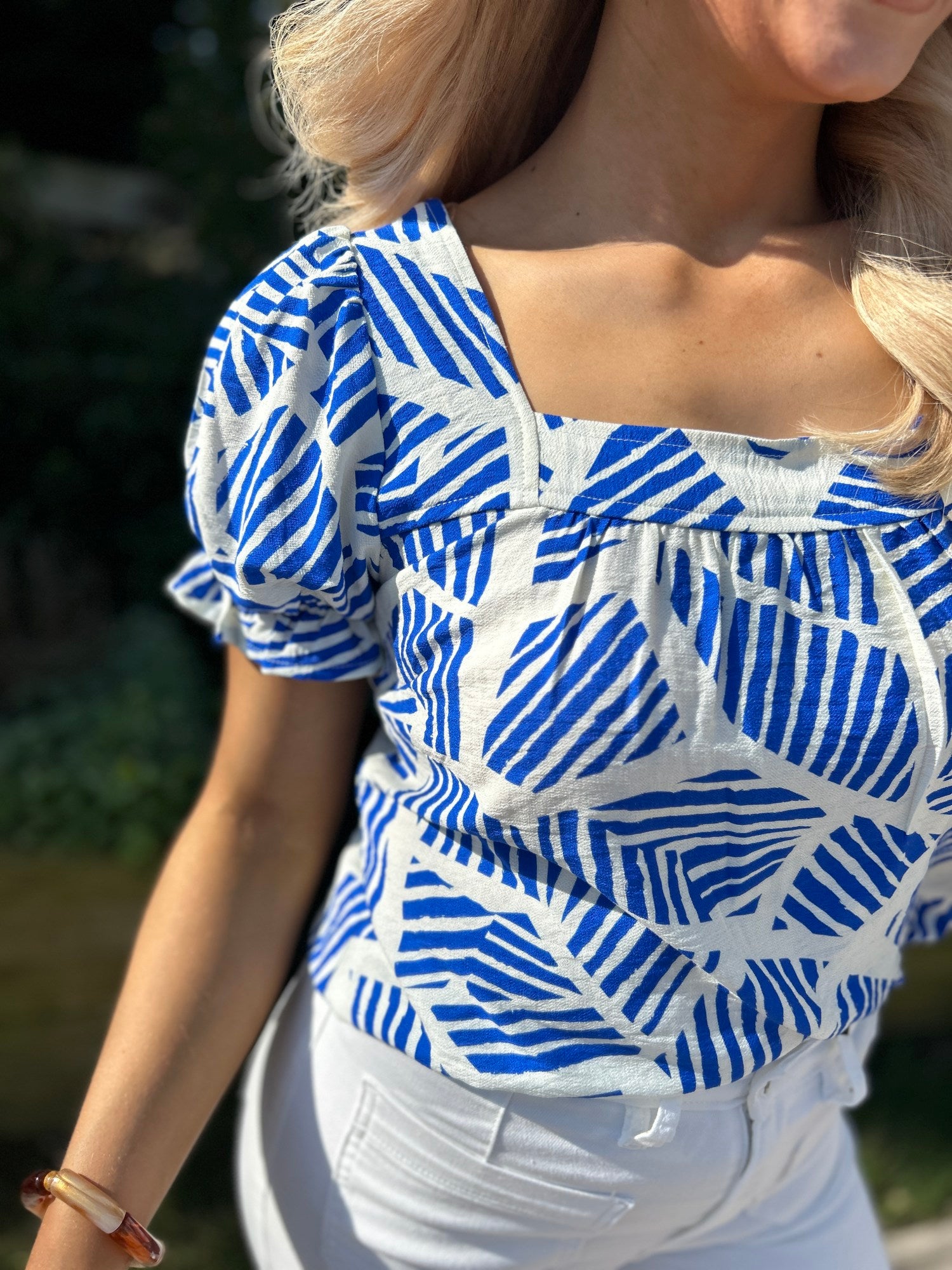 Dolly Top Blue - Image 2