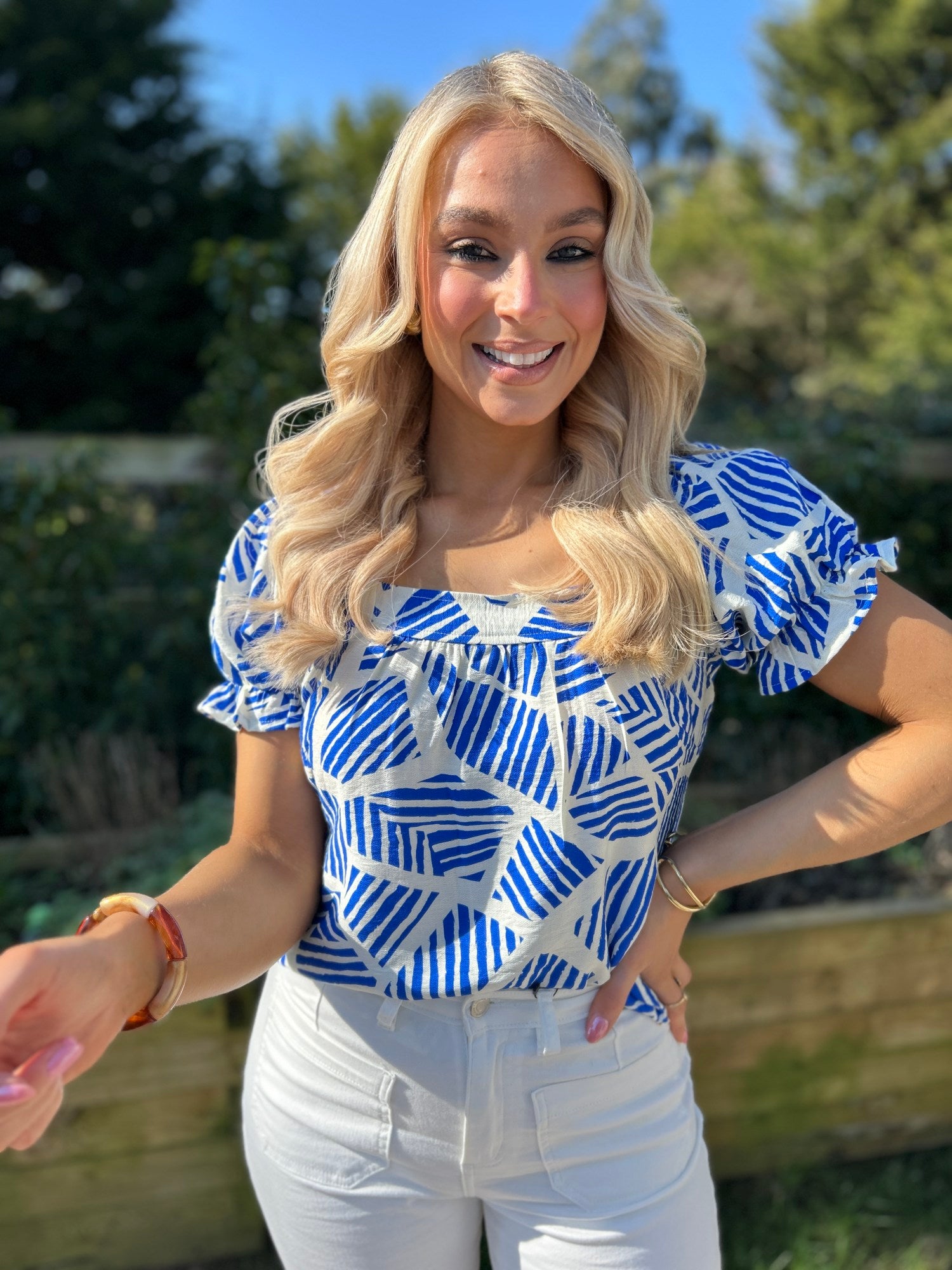 Dolly Top Blue - Image 3