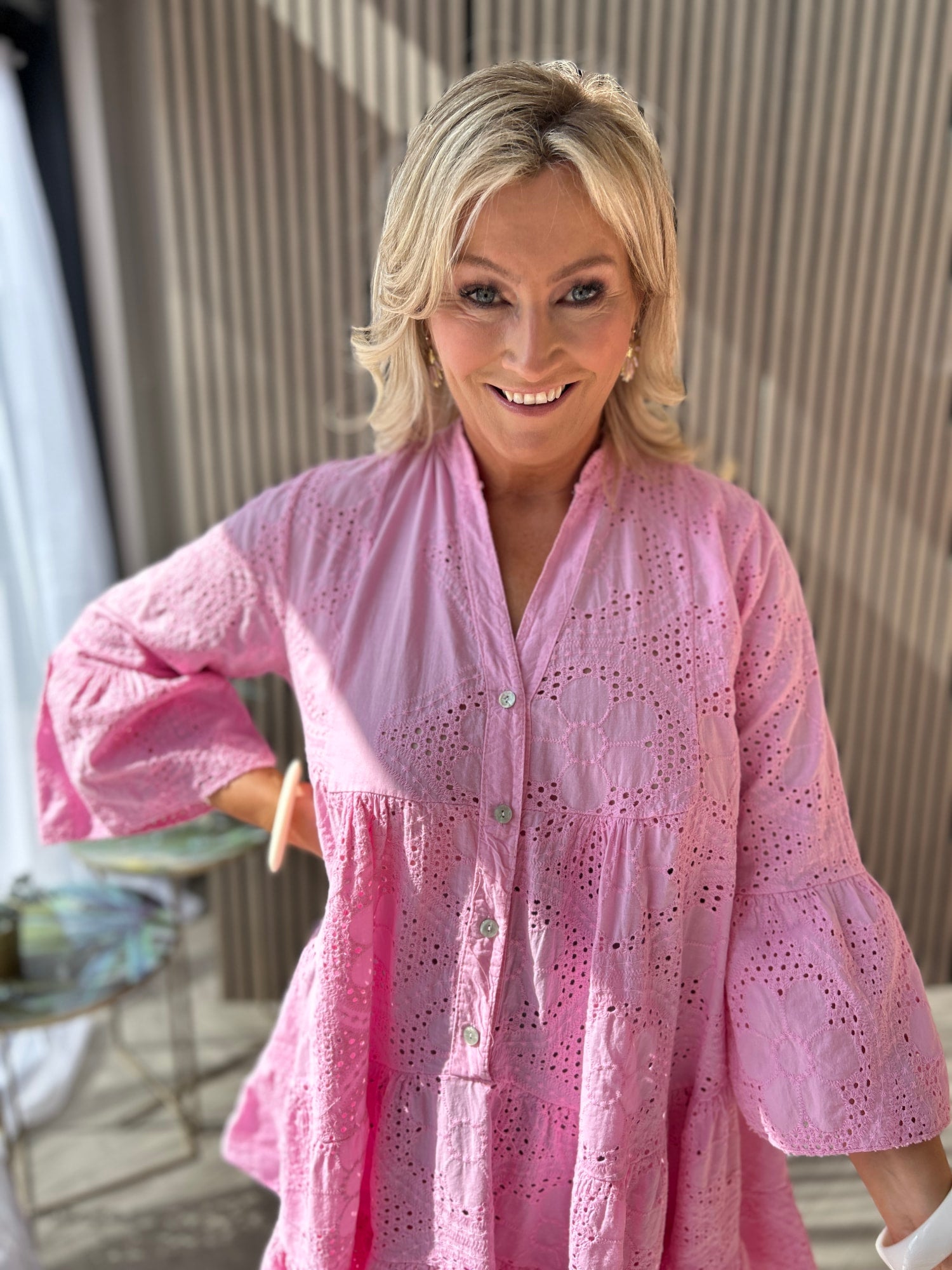 Penelope Dress Pink - Image 3