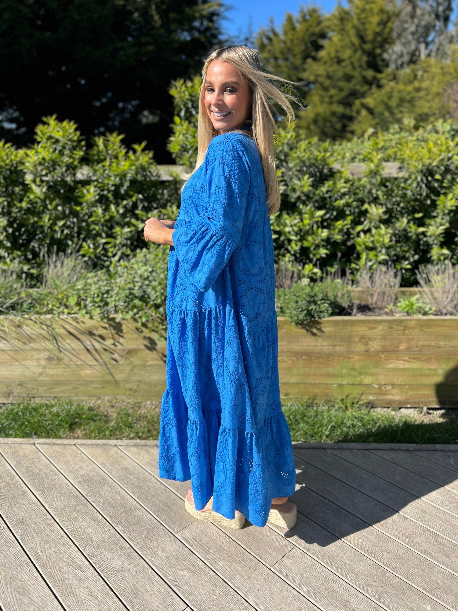 Jemma Beach Dress Blue - Image 4