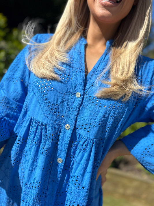 Jemma Beach Dress Blue - Image 1