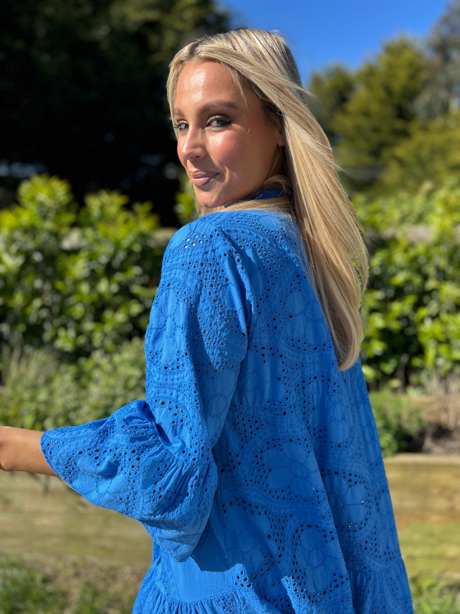 Jemma Beach Dress Blue - Image 2