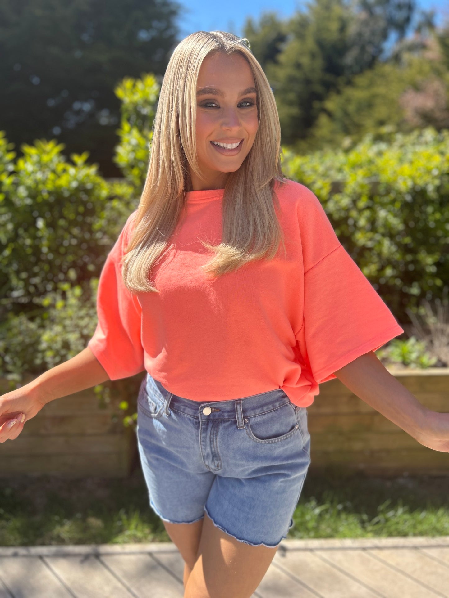 Thea Top Coral - Image 11