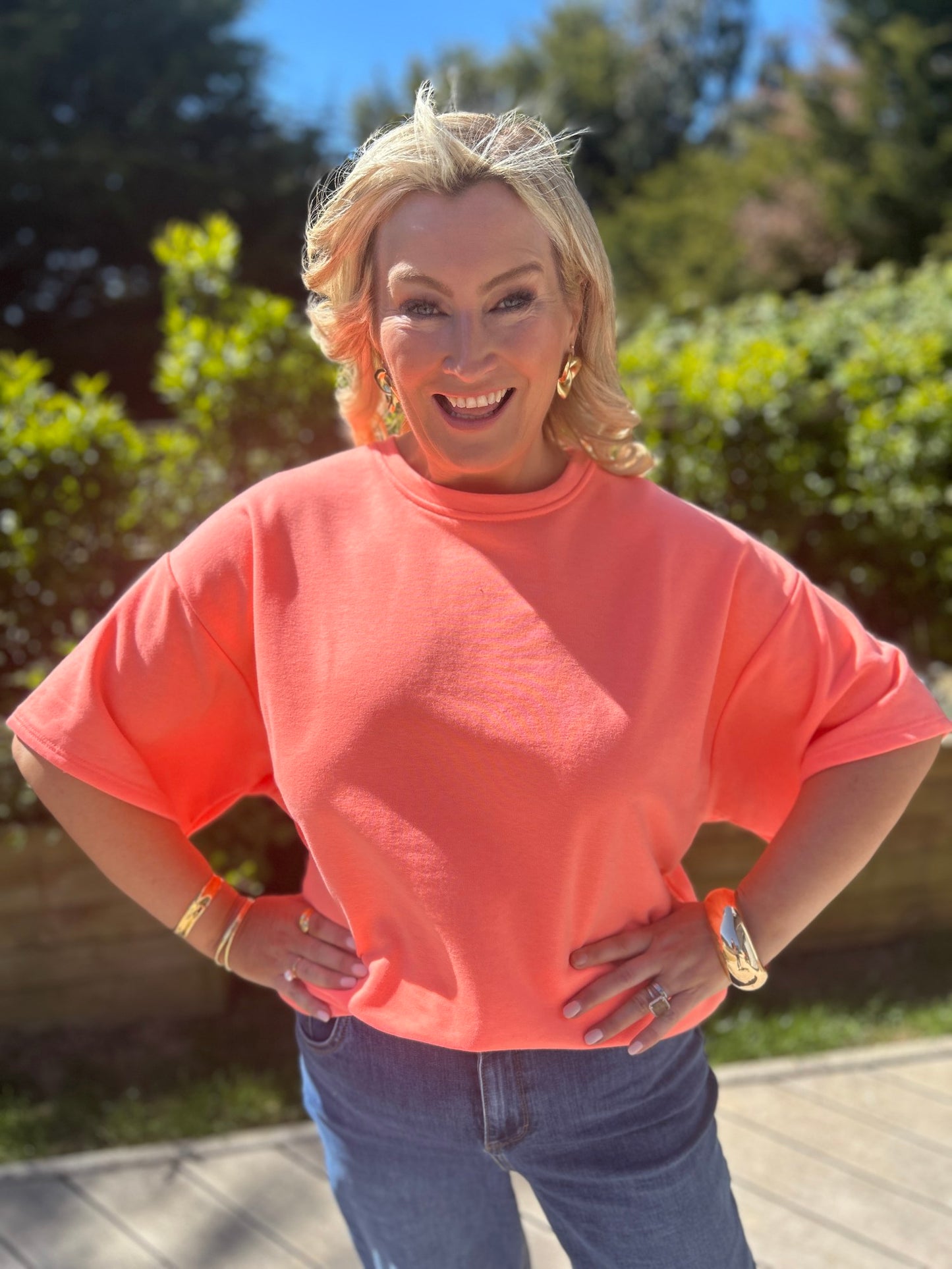Thea Top Coral - Image 13