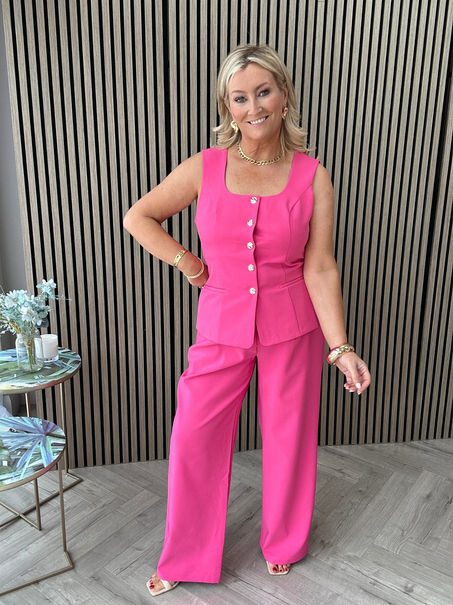 Jo Trousers Fuschia - Image 3