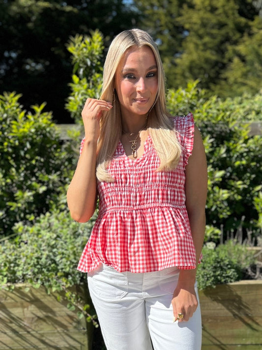 Dixie Gingham Top - Image unknown