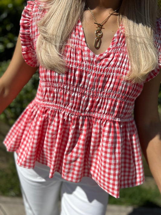 Dixie Gingham Top - Image 1