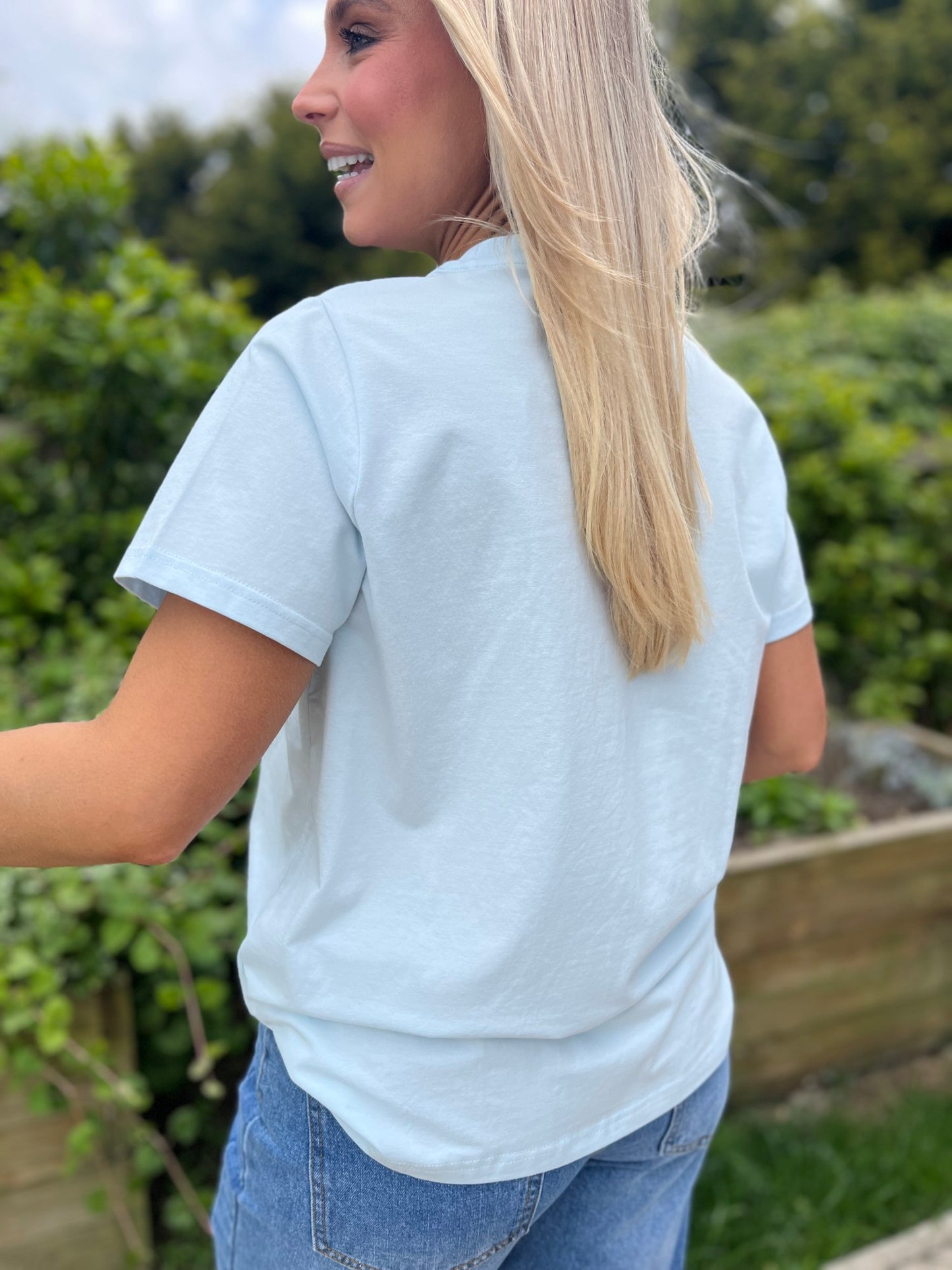 Lettie T Shirt Blue - Image 4