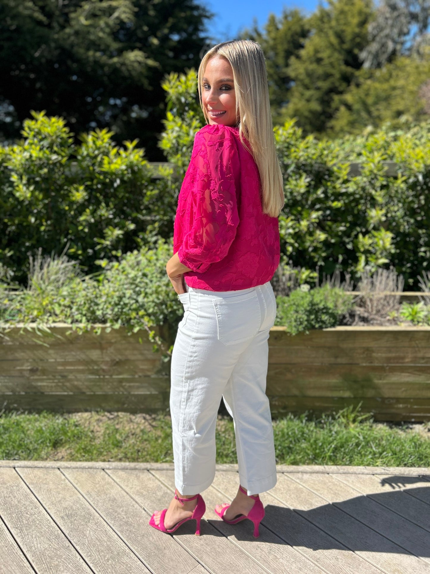 Primrose Top Cerise - Image 6