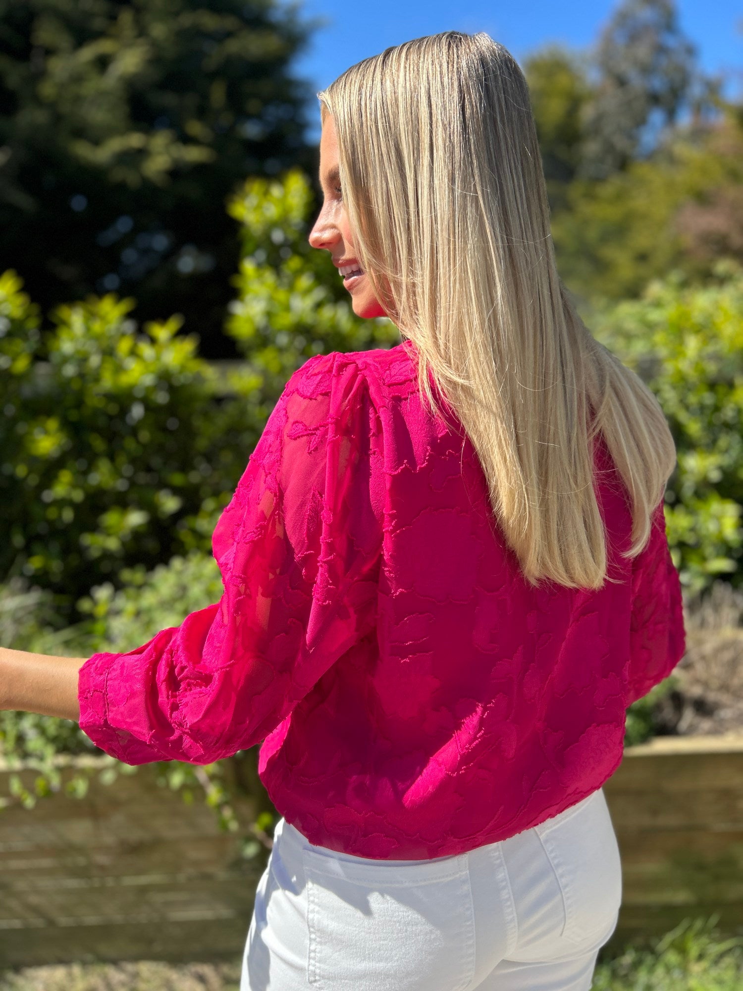 Primrose Top Cerise - Image 3