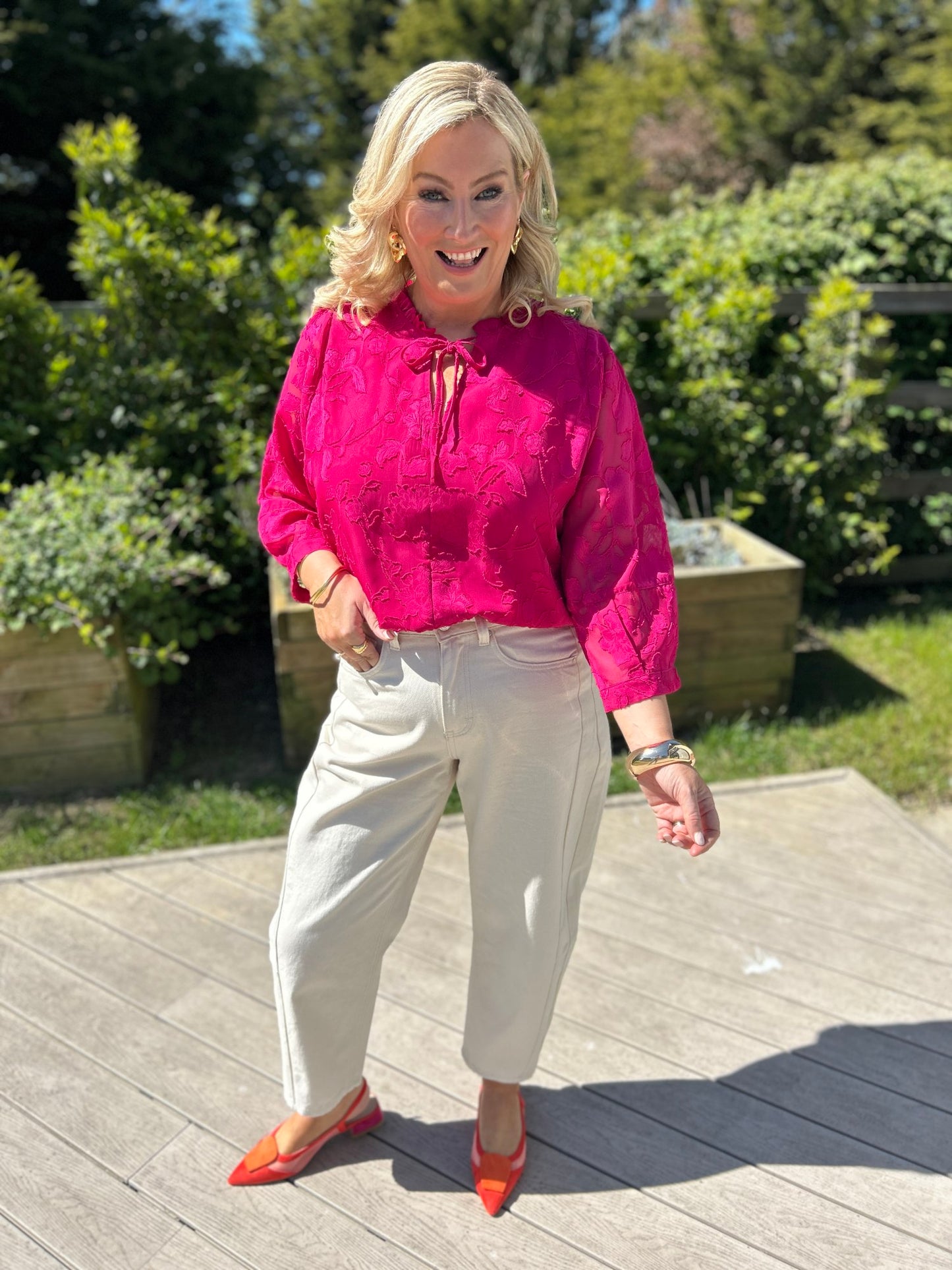 Primrose Top Cerise - Image 9