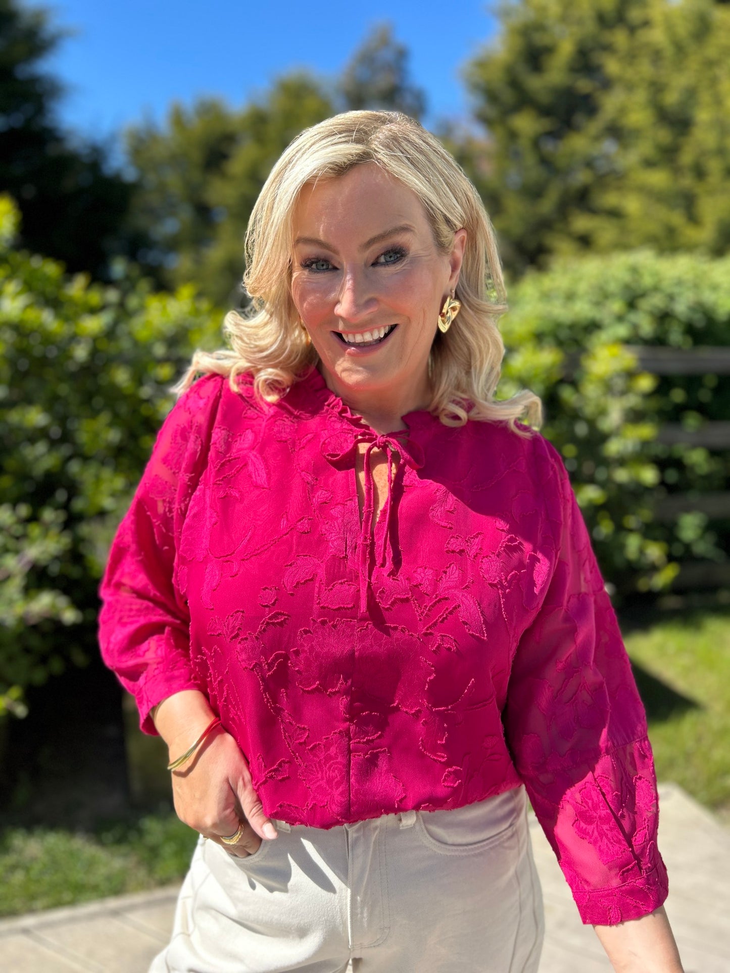 Primrose Top Cerise - Image 10