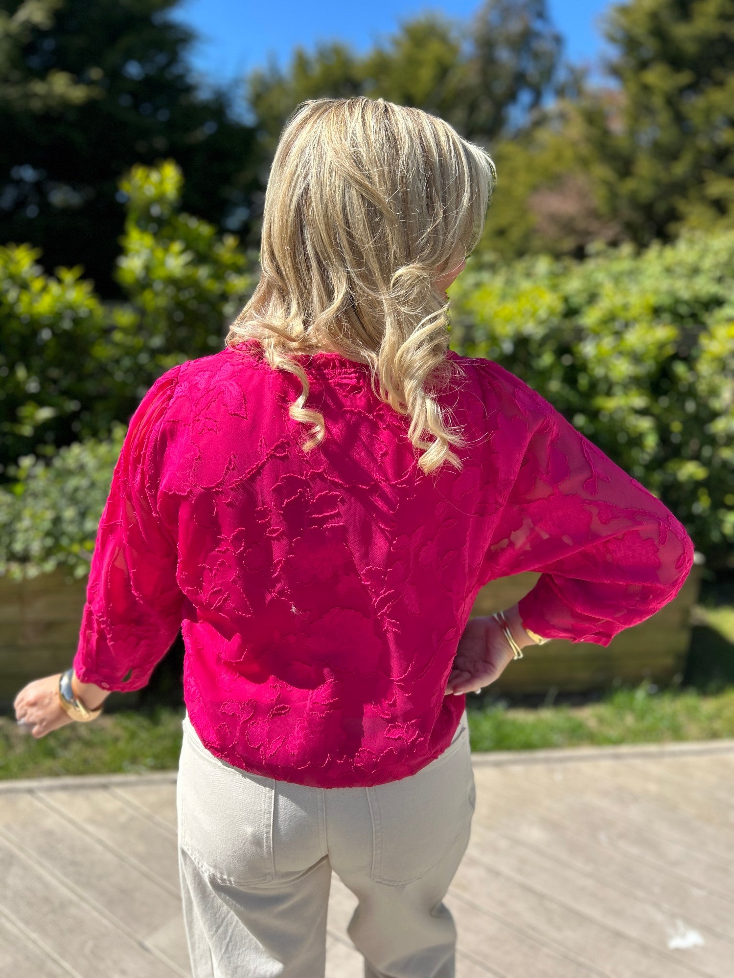Primrose Top Cerise - Image 11