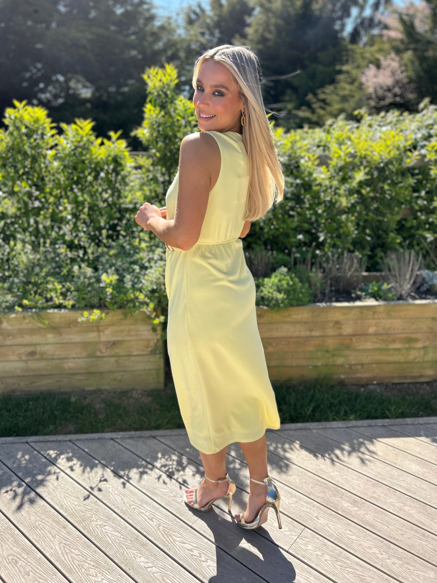 Louisa Dress Yellow - Image 3