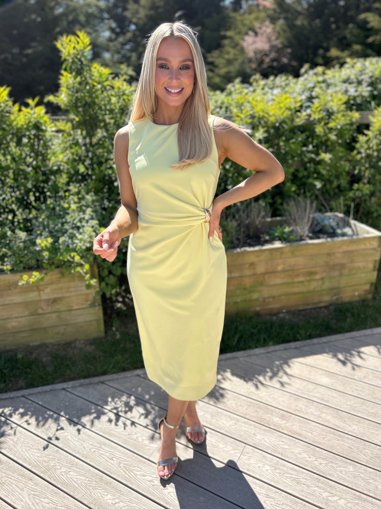 Louisa Dress Yellow - Image 1