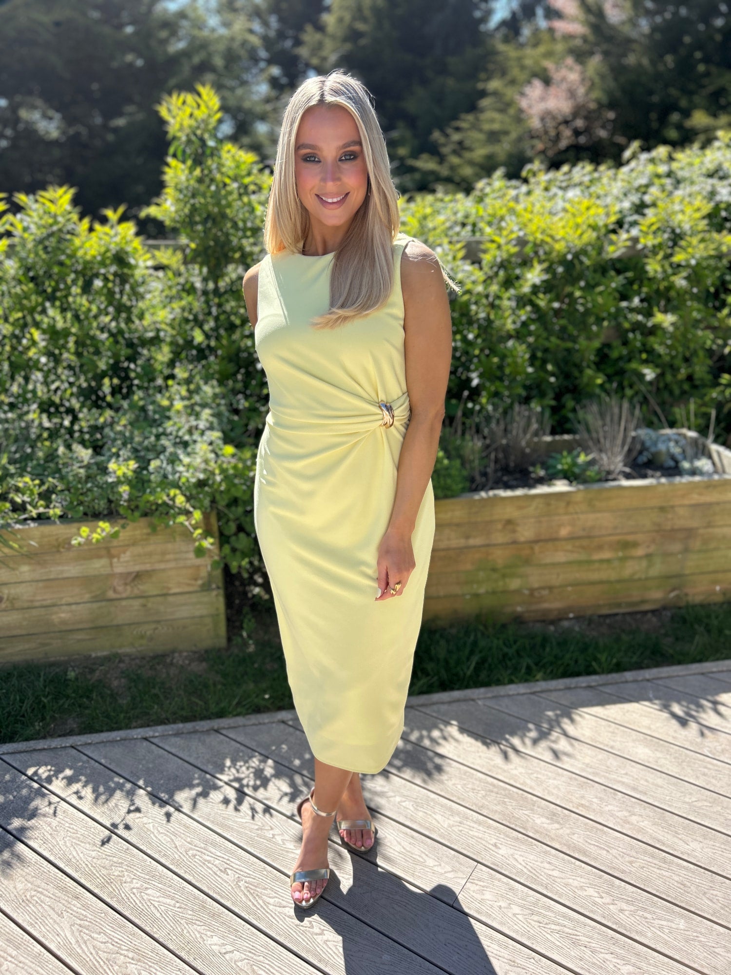 Louisa Dress Yellow - Image 9