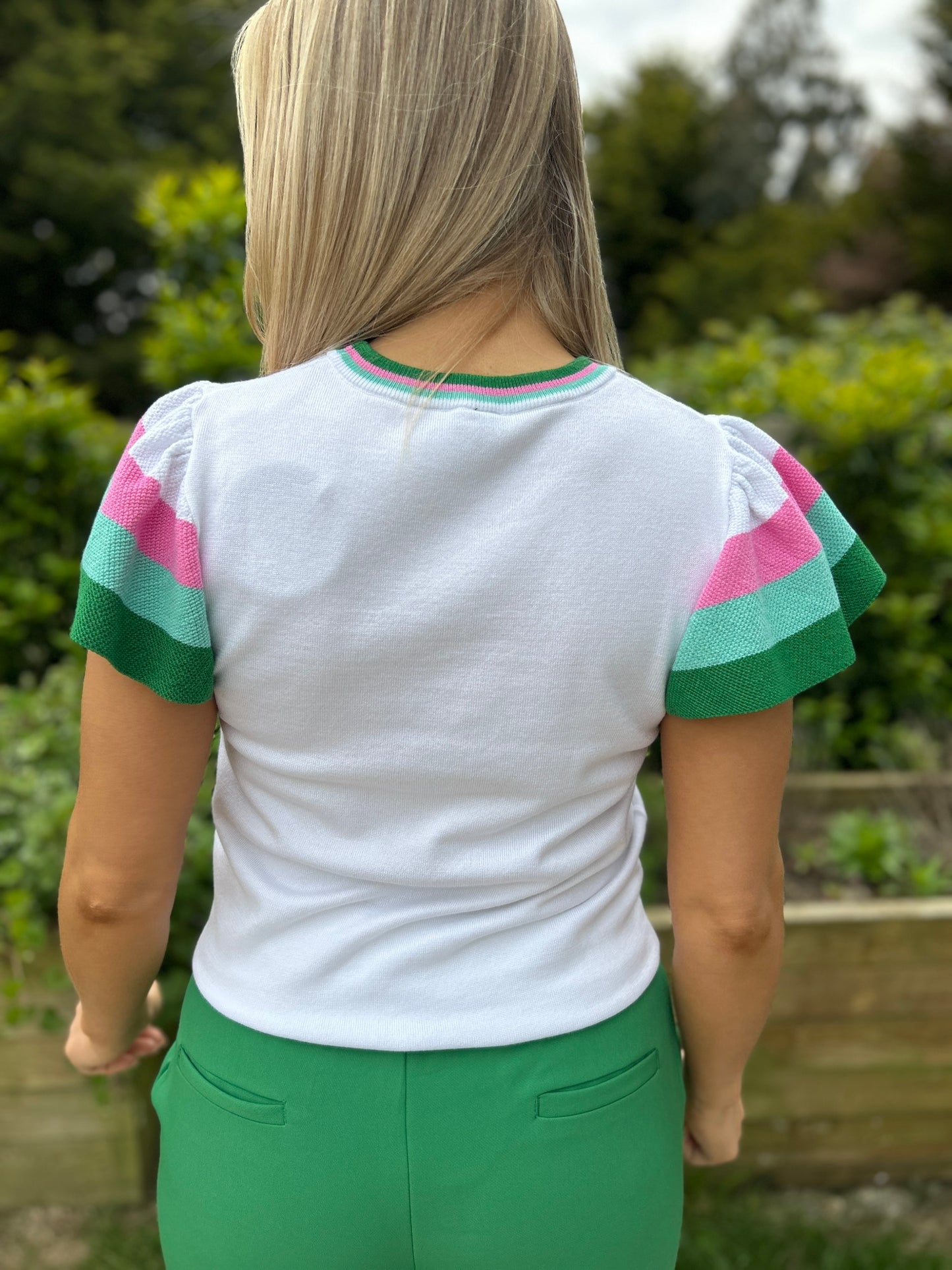 Renee Knit Top White - Image 10