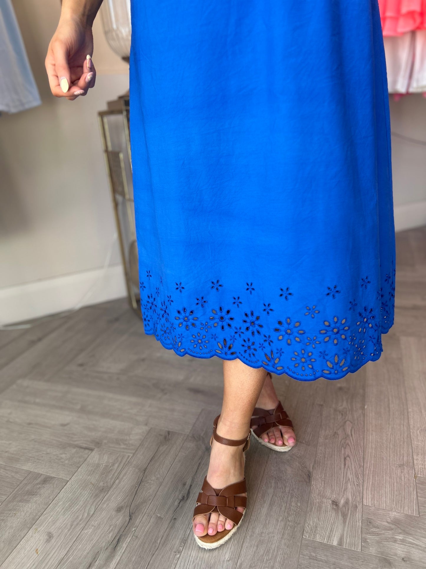 Carmen Dress Cobalt Blue - Image 6