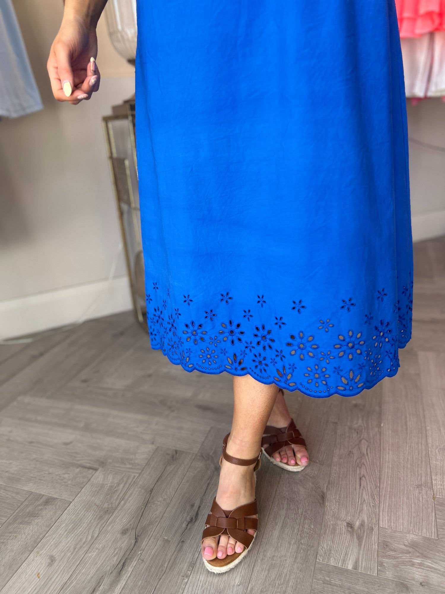 Carmen Dress Cobalt Blue - Image 6