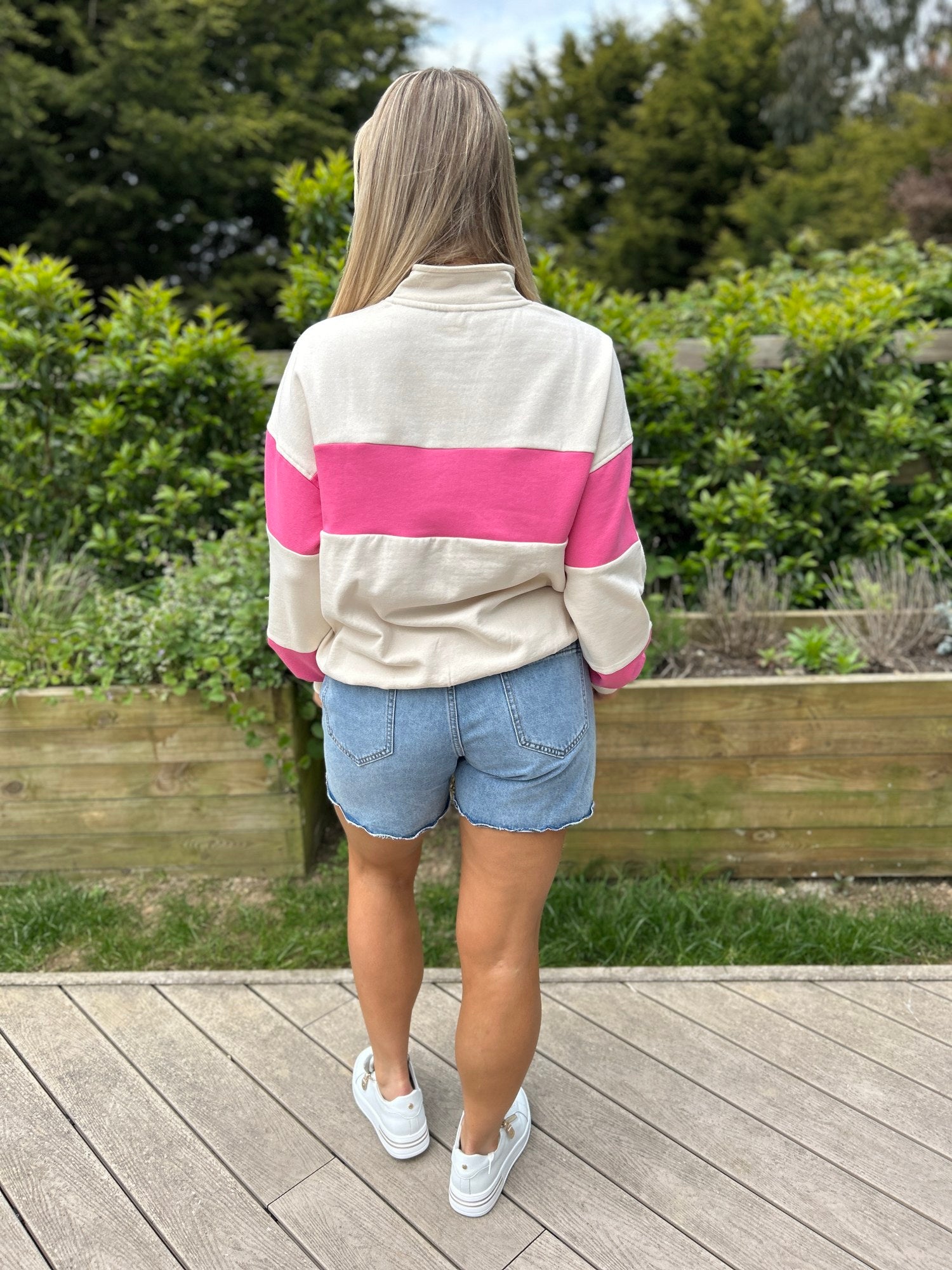 Eudora Half Zip Pink - Image 5