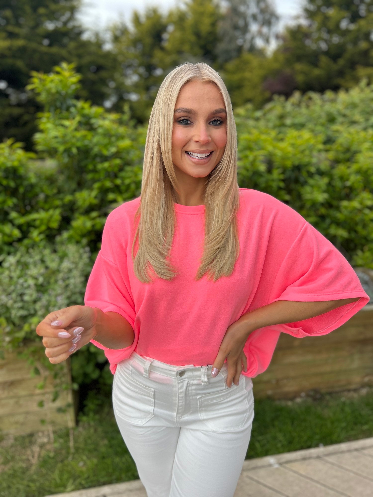 Thea Top Neon Pink - Image 3
