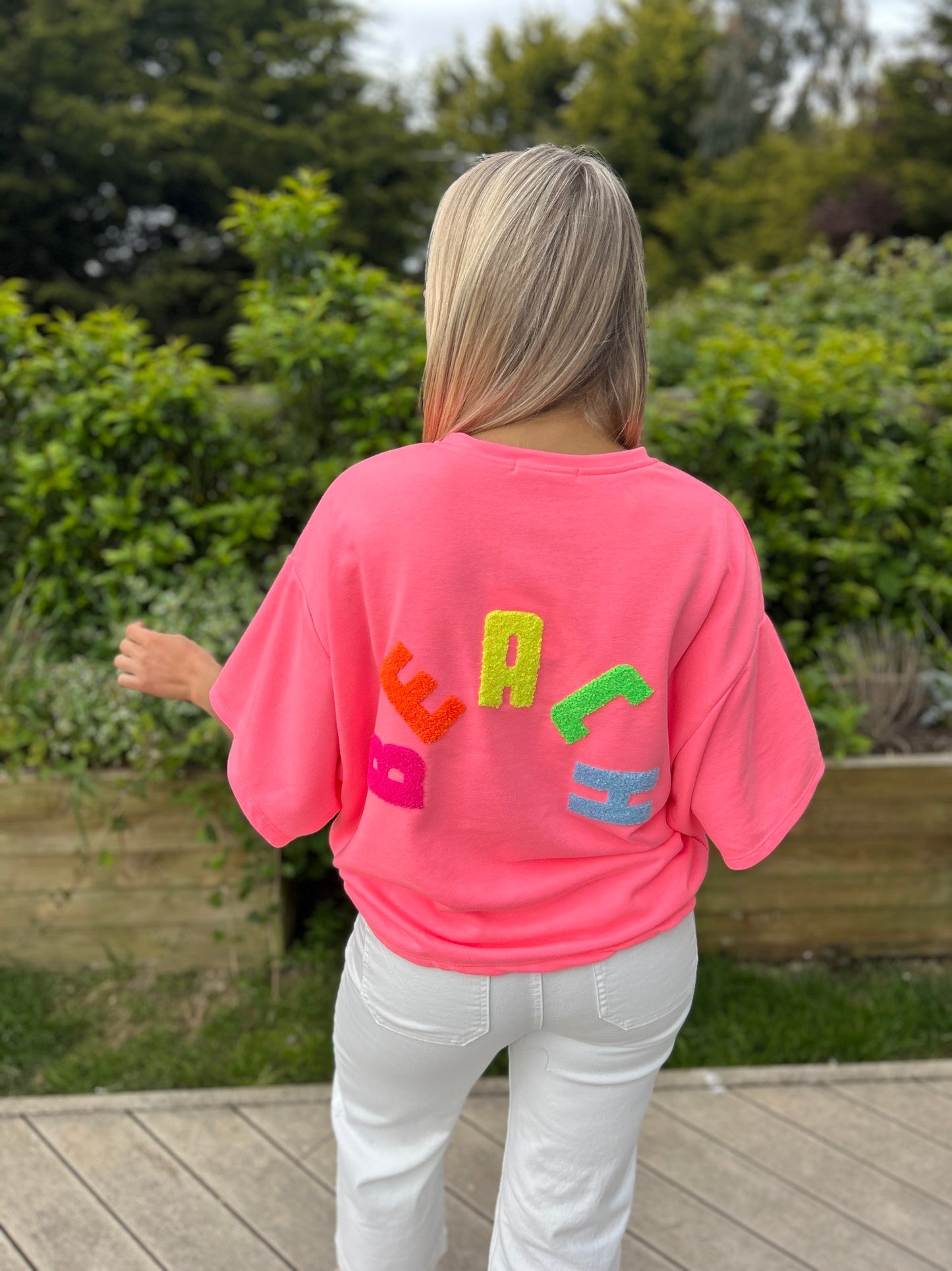 Thea Top Neon Pink - Image 1