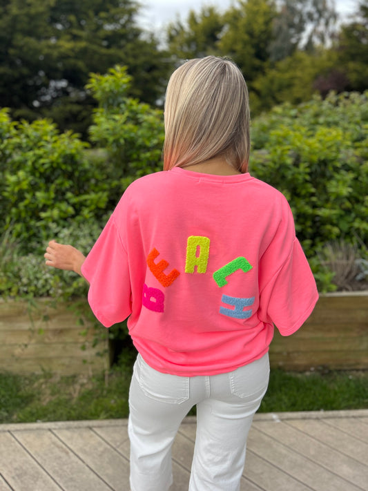 Thea Top Neon Pink - Image 1