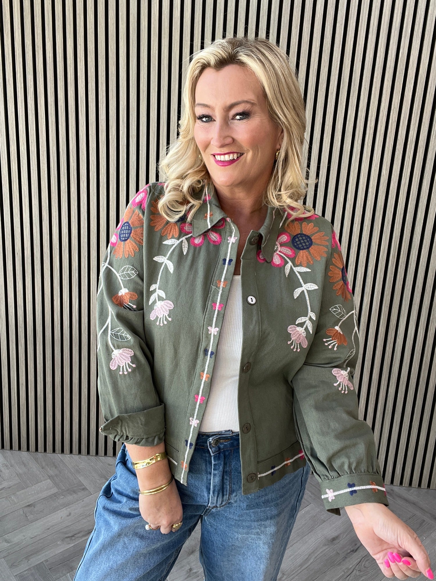Ria Jacket Khaki - Image 3
