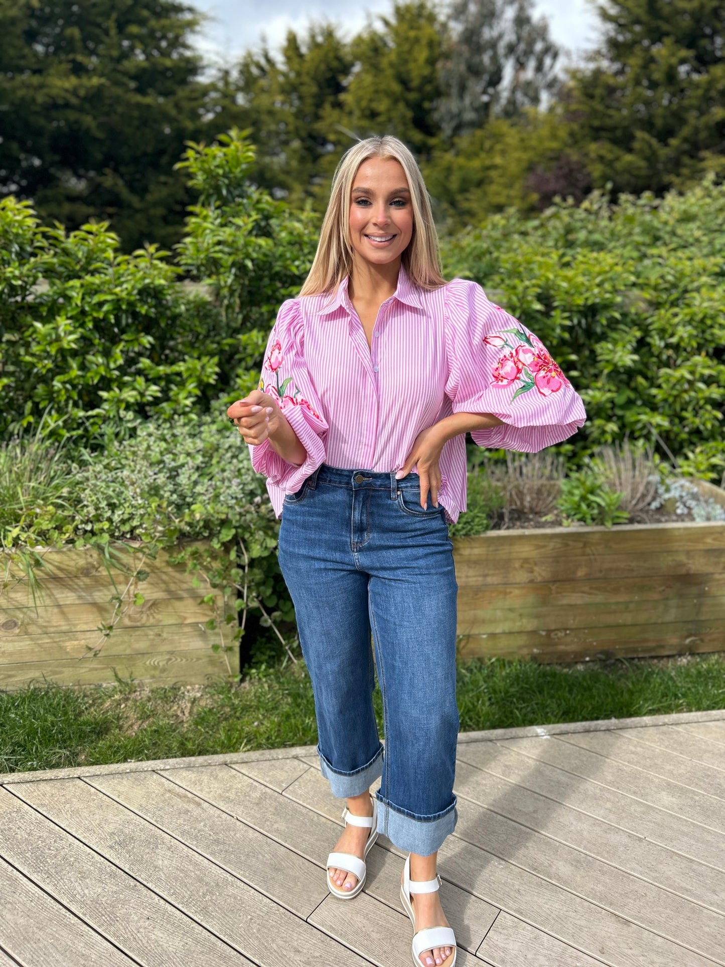 Cara Blouse Rose - Image 2