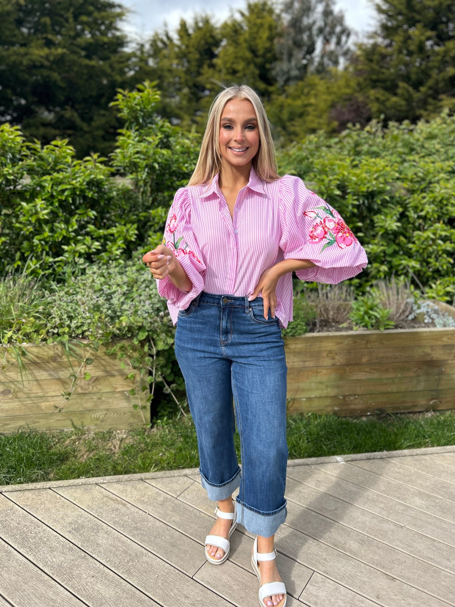 Cara Blouse Rose - Image 2