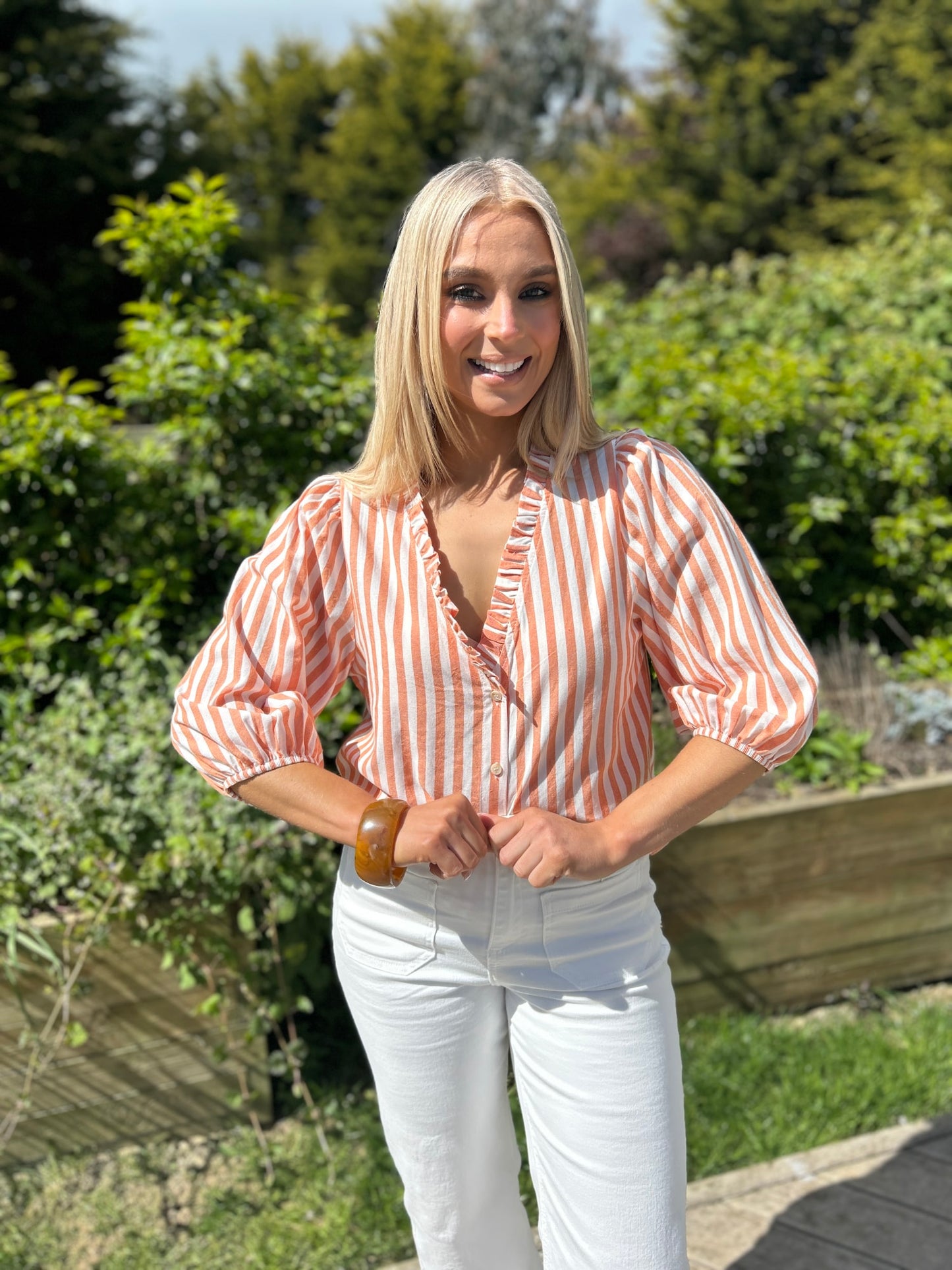 Erin Stripe Blouse - Image 3