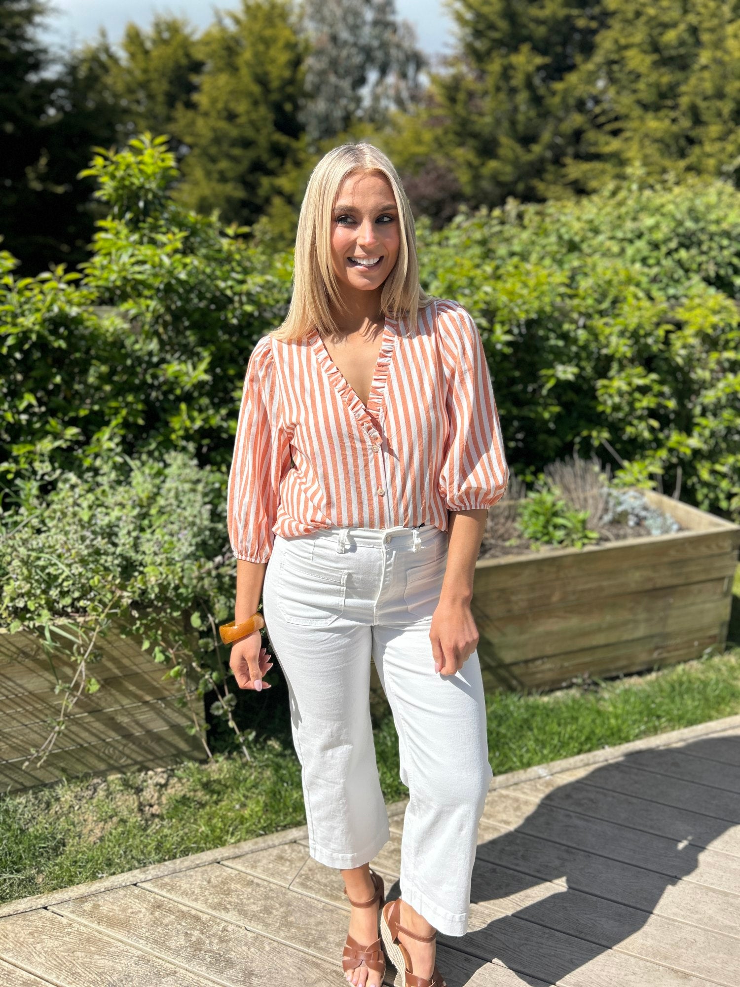 Erin Stripe Blouse - Image 4