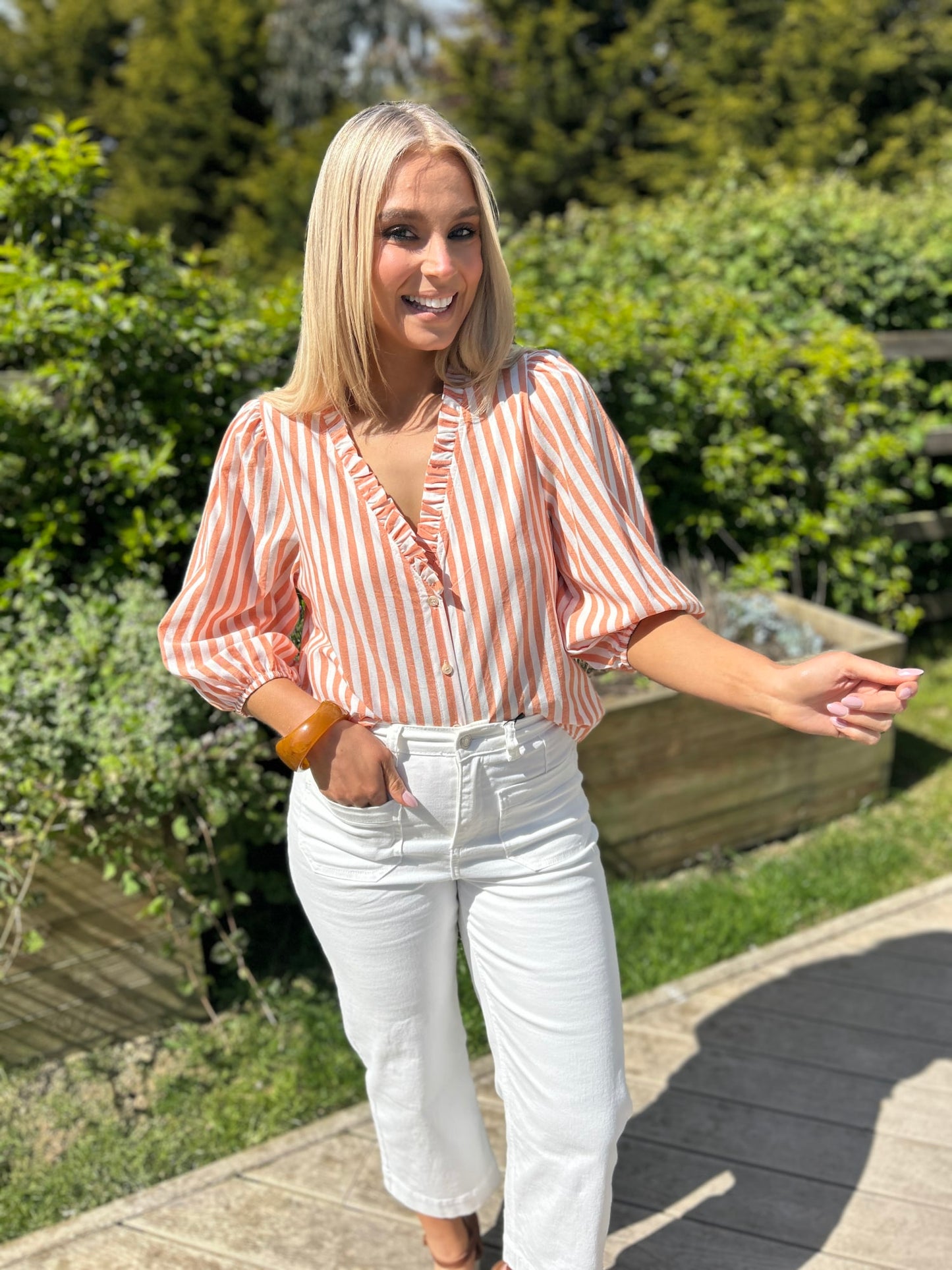 Erin Stripe Blouse - Image 5