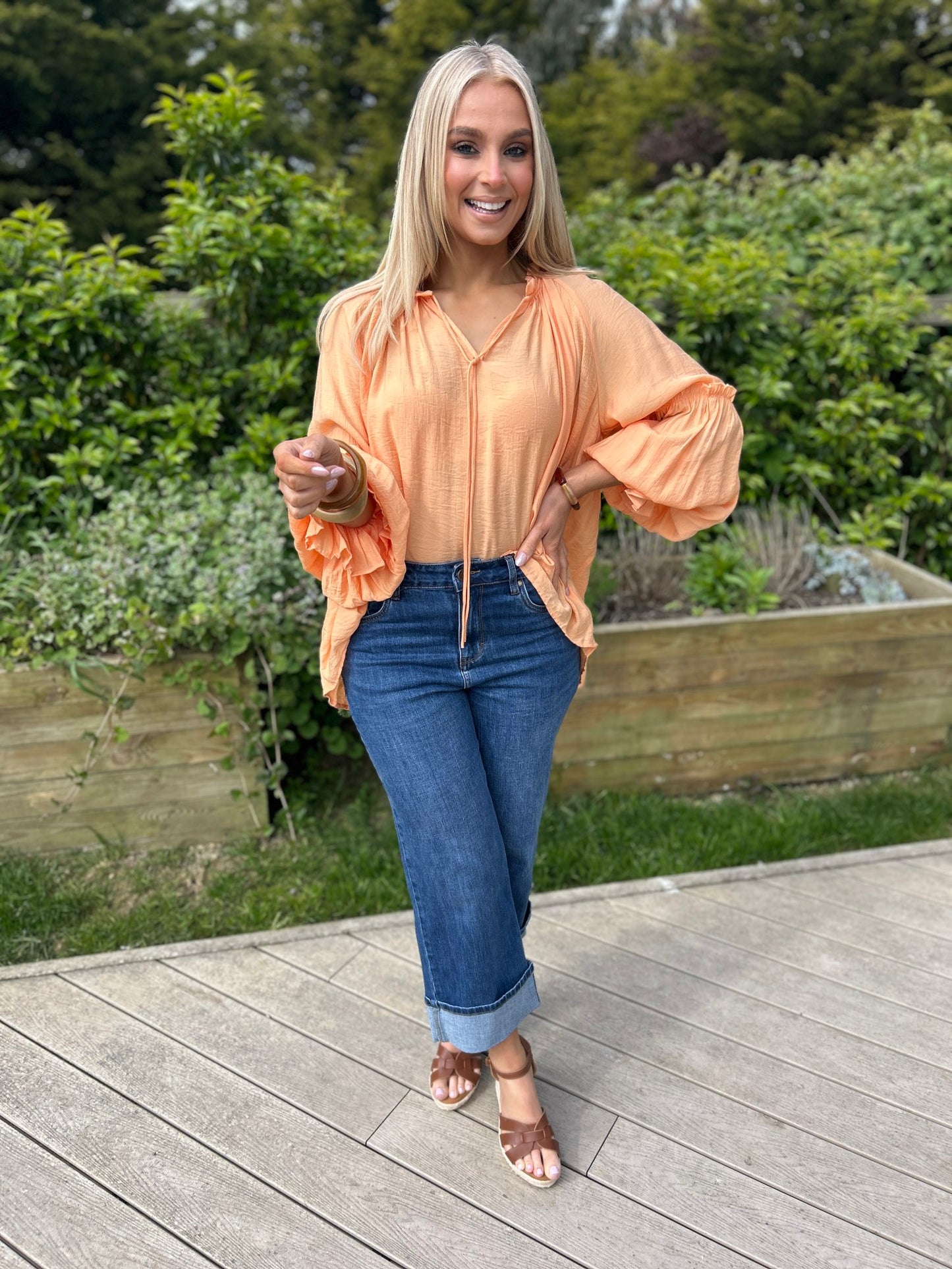 Molly Blouse Orange