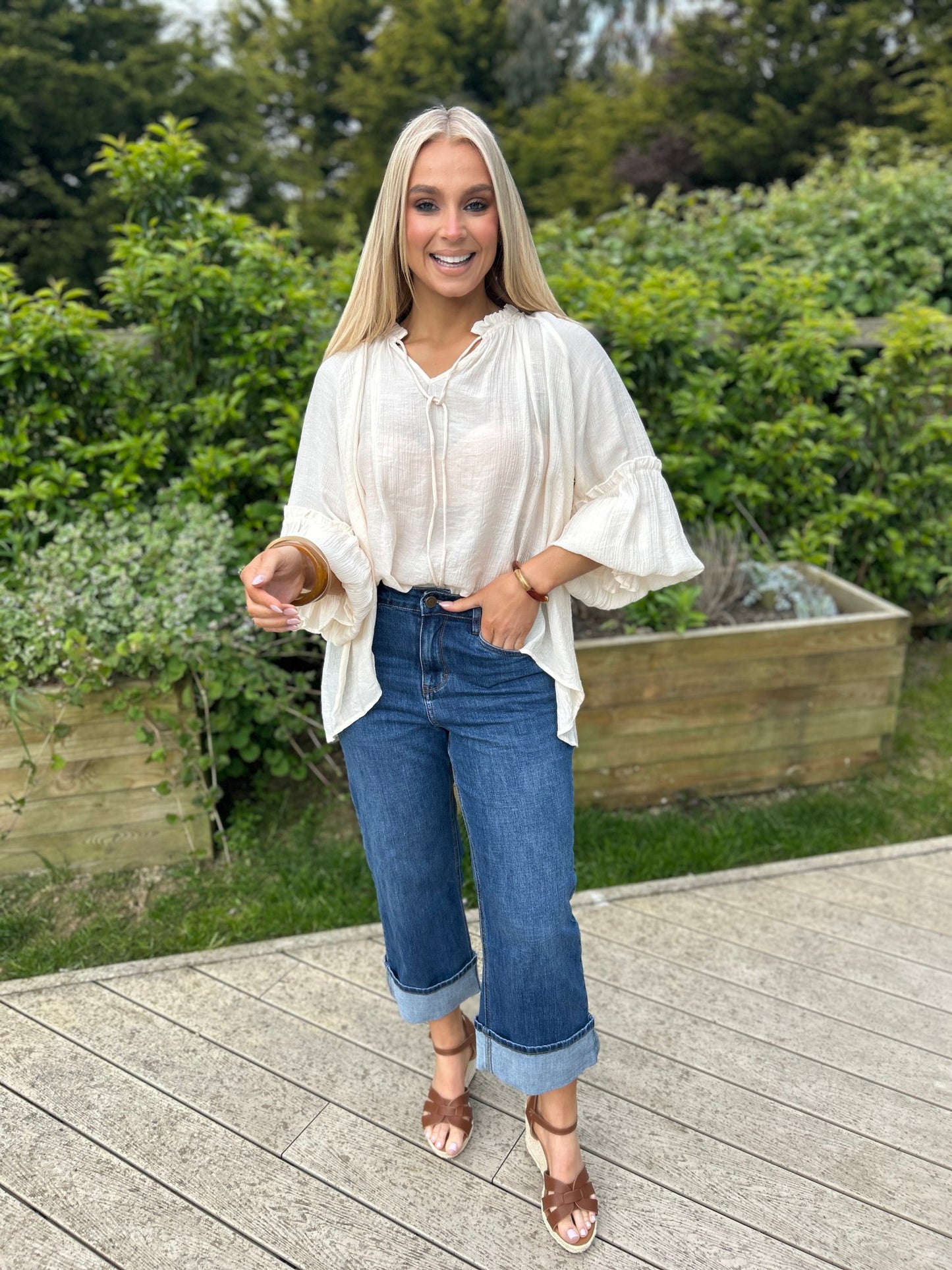 Molly Blouse Ecru