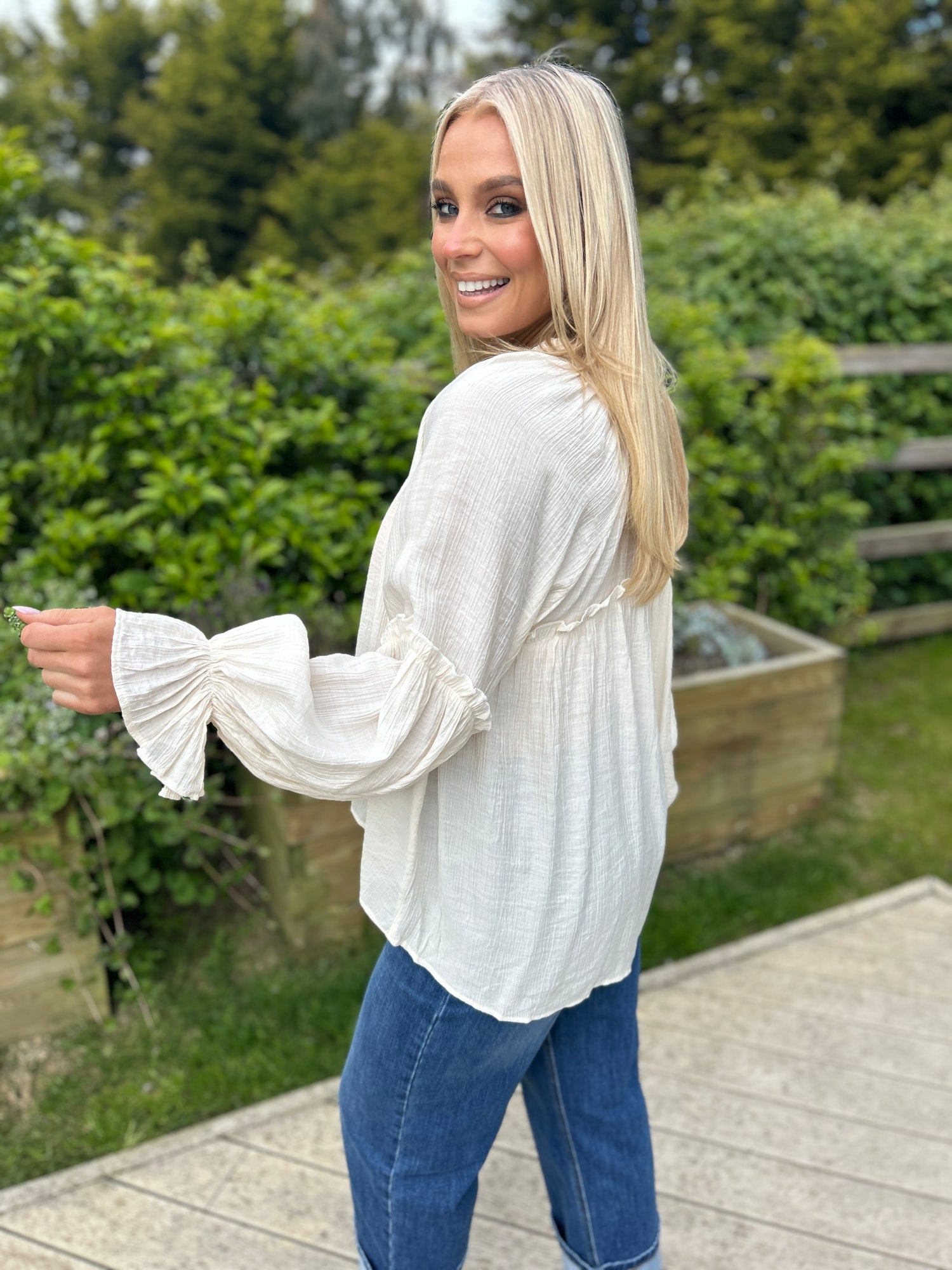 Molly Blouse Ecru