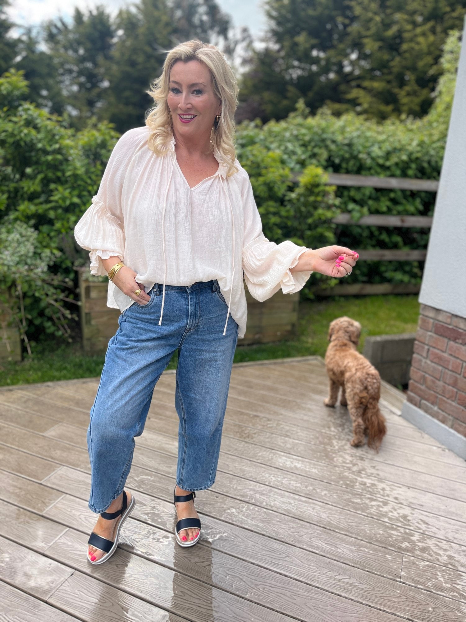 Molly Blouse Ecru