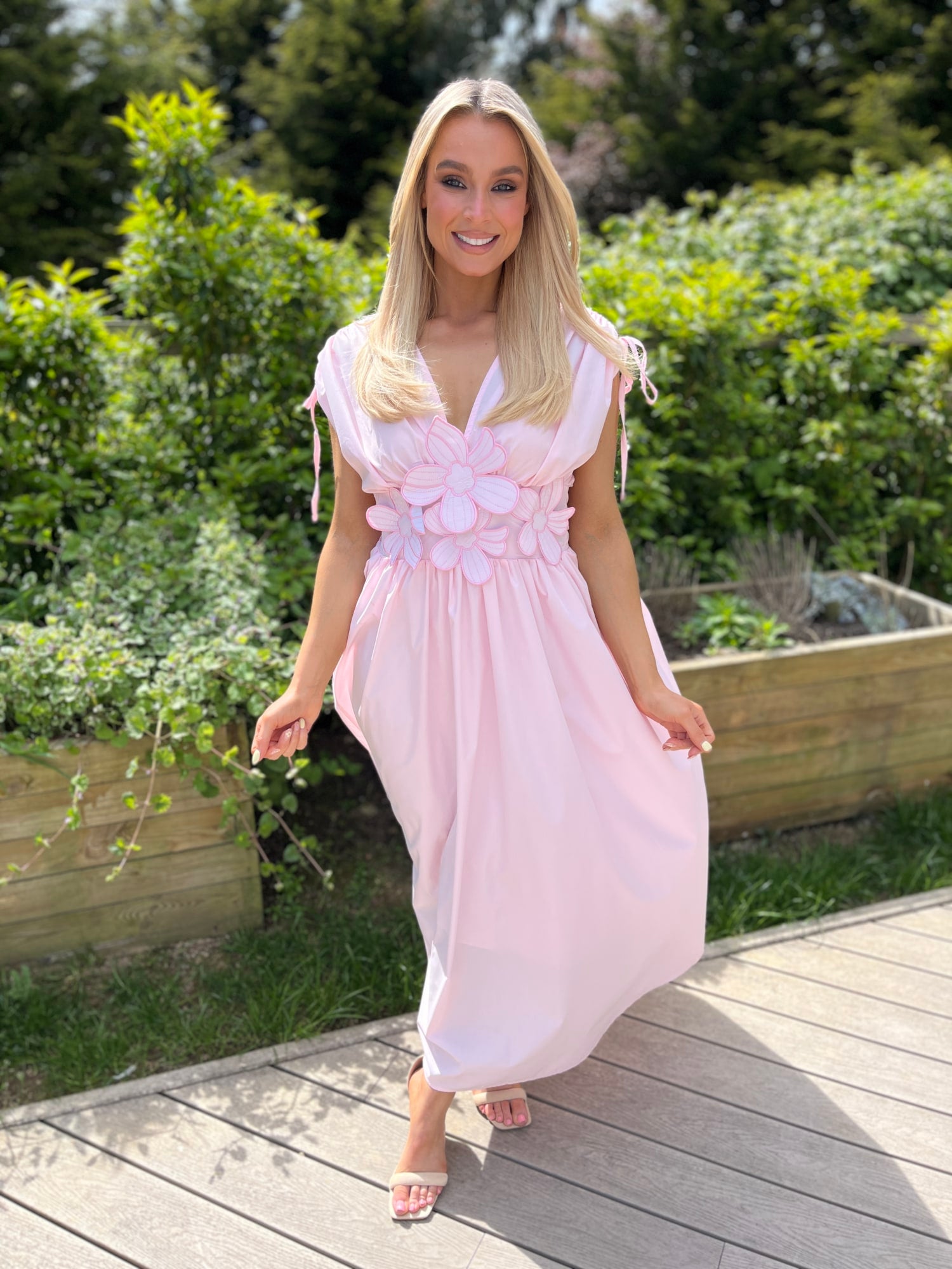 Petal Dress Pink - Image 3