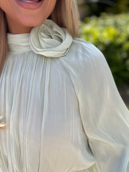 Alva Mint Maxi Dress - Image 5