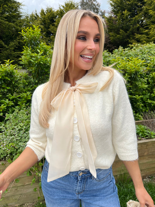 Darcey Bow Cardi - Image unknown