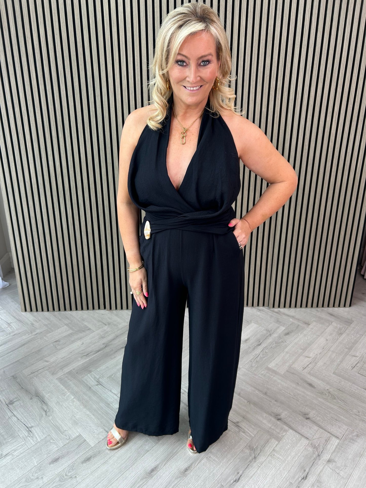 Nicole Black Jumpsuit - Image 2