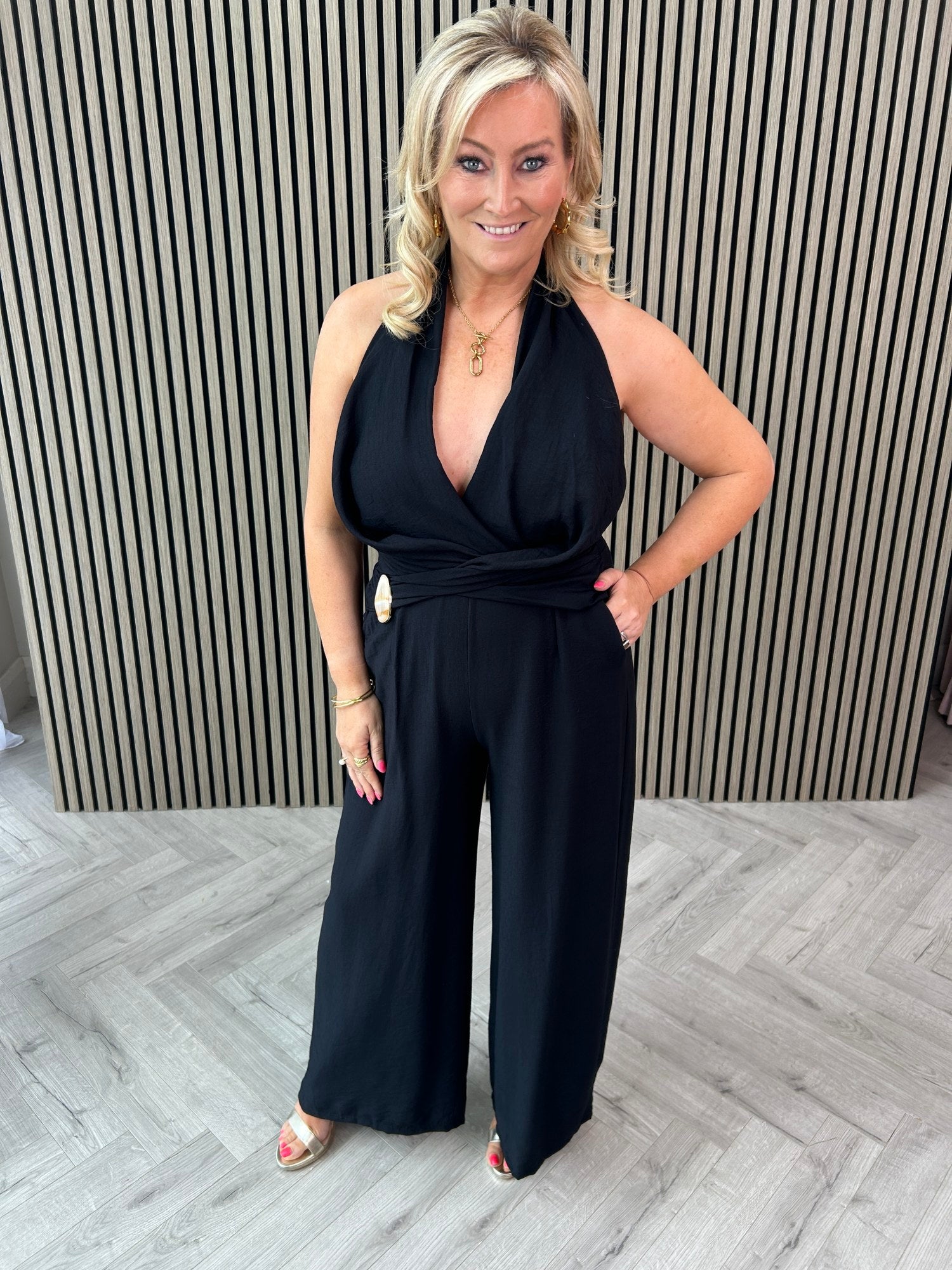 Nicole Black Jumpsuit - Image 2