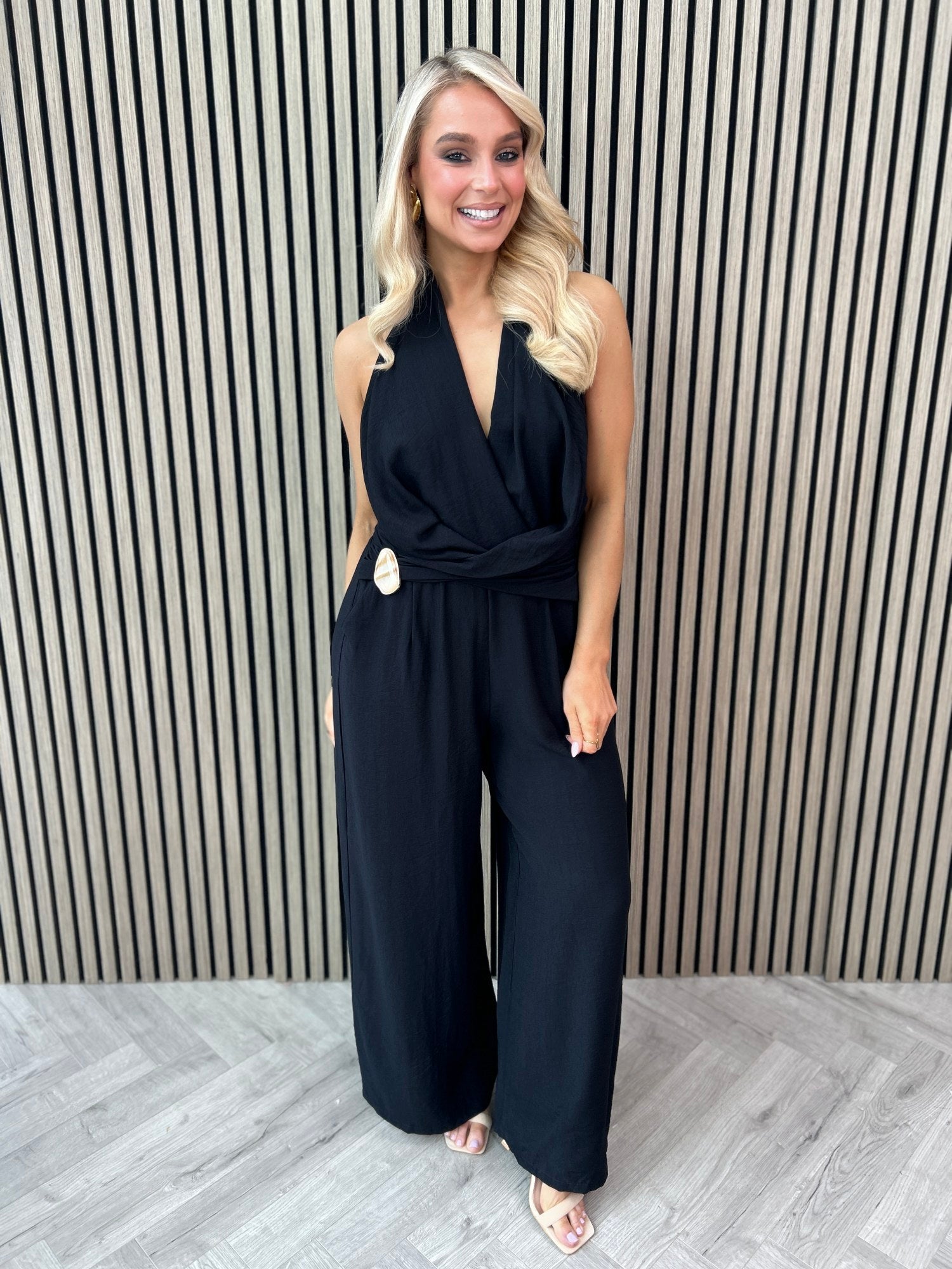 Nicole Black Jumpsuit - Image 1