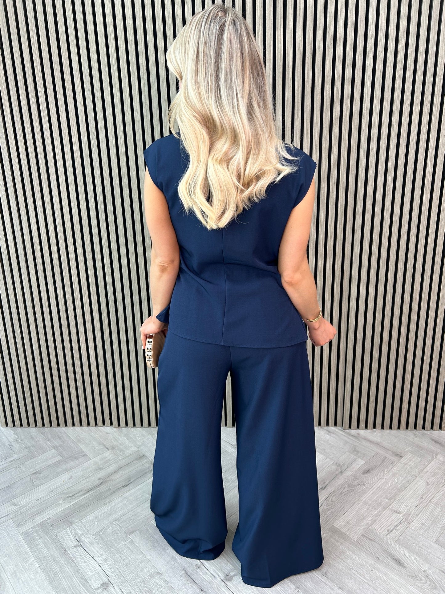Sarah Co-Ord Navy - Image 4
