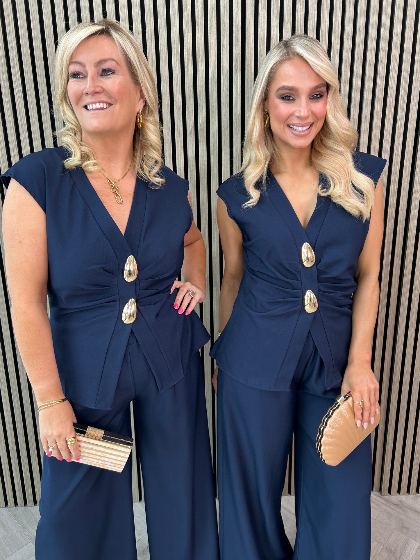 Sarah Co-Ord Navy - Image 1