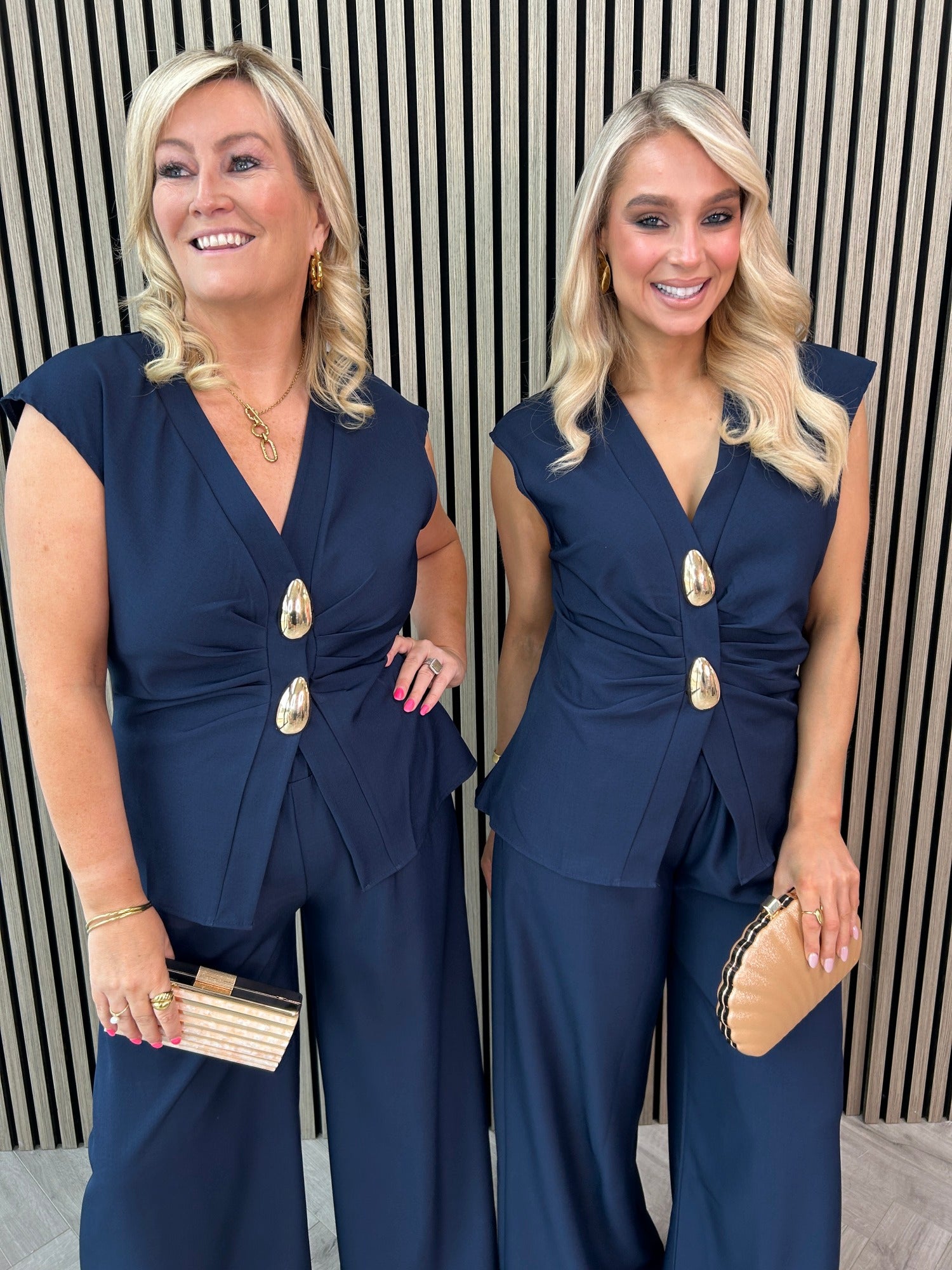Sarah Co-Ord Navy - Image 1