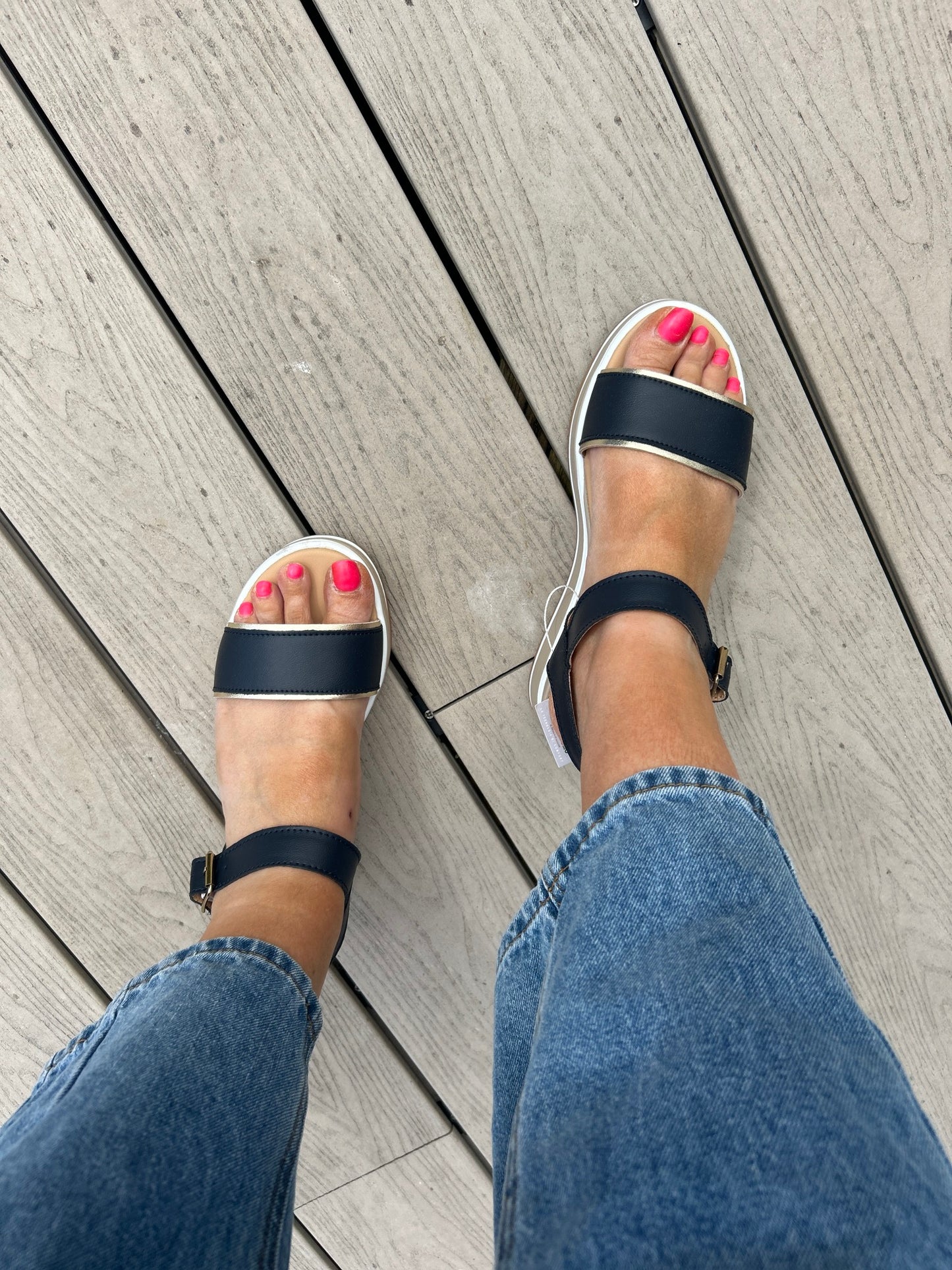Jasmin Navy Sandal  - Image 4